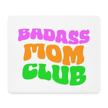 Badass Mom Club - Mouse Pad (horizontal) - white - Front