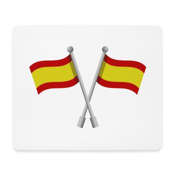 Spanische Flagge - Mousepad (Querformat) - Weiß - Vorne