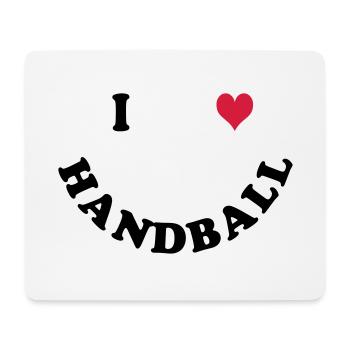 Handball - Mousepad (Querformat) - Weiß - Vorne