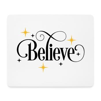 Glauben - Mousepad (Querformat) - Weiß - Vorne