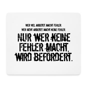 Beförderung - Mousepad (Querformat) - Weiß - Vorne