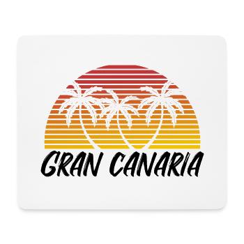 Gran Canaria - Tapis de souris (format paysage) - blanc - Devant