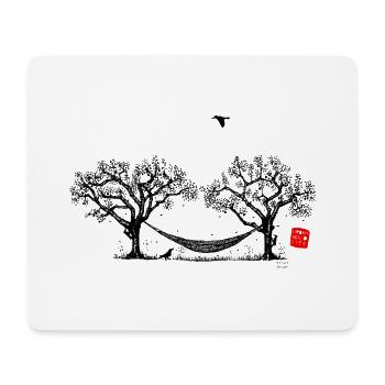 Urban Wildlife - Specht - Mousepad (Querformat) - Weiß - Vorne