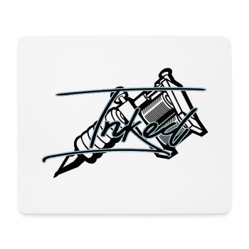 Tattoo machine inked tattoo - Mouse Pad (horizontal) - white - Front
