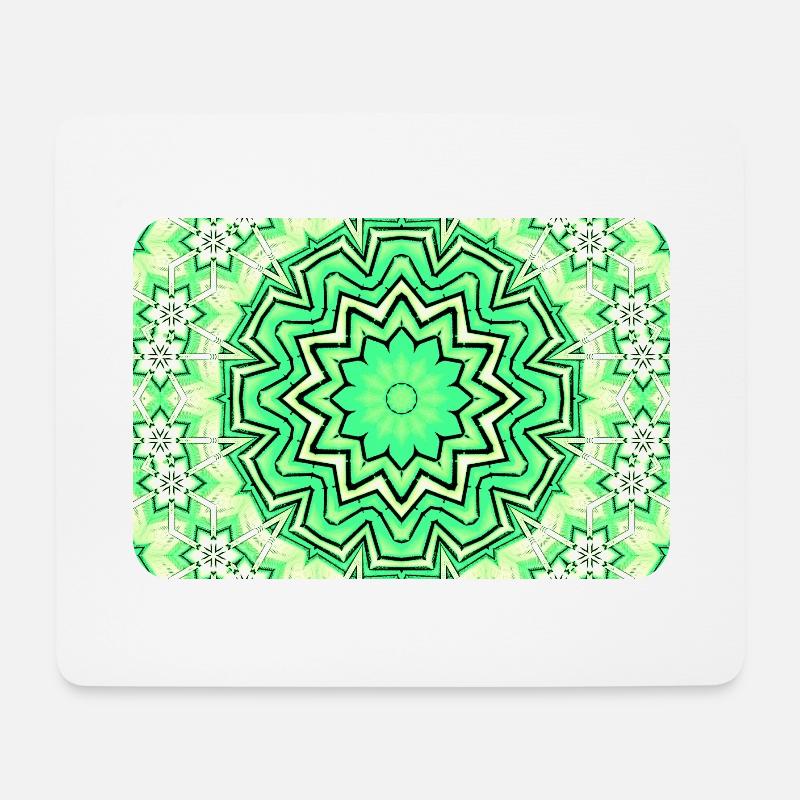 Mandala Mauspad Nr. 3 - Mousepad (Querformat) - Weiß
