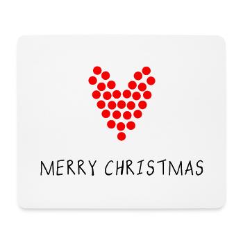 CHRISTMAS. MERRY CHRISTMAS. MERRY CHRISTMAS. NEW YEAR’S DAY - Mouse Pad (horizontal) - white - Front