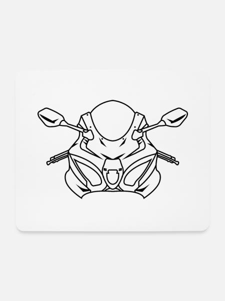 GSXR - Mousepad (Querformat) - Weiß
