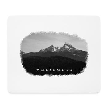 watzmann - Mouse Pad (horizontal) - white - Front