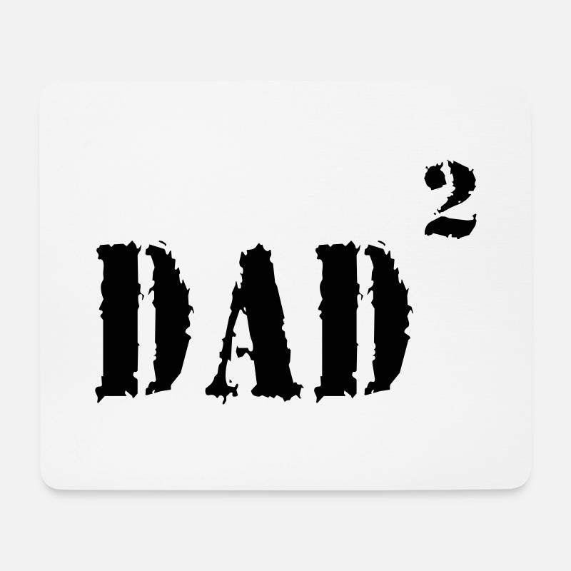 DAD - Mousepad (Querformat) - Weiß