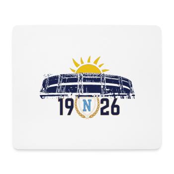 Soleil levant sur le stade de San Paolo - Tapis de souris (format paysage) - blanc - Devant
