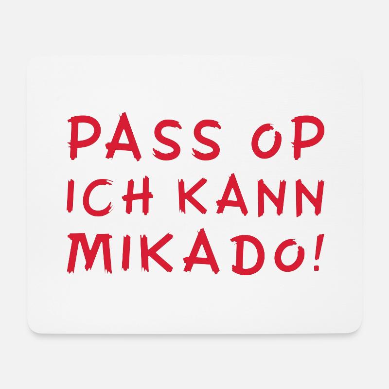 Köln - Pass op ich kann Mikado! - Mousepad (Querformat) - Weiß