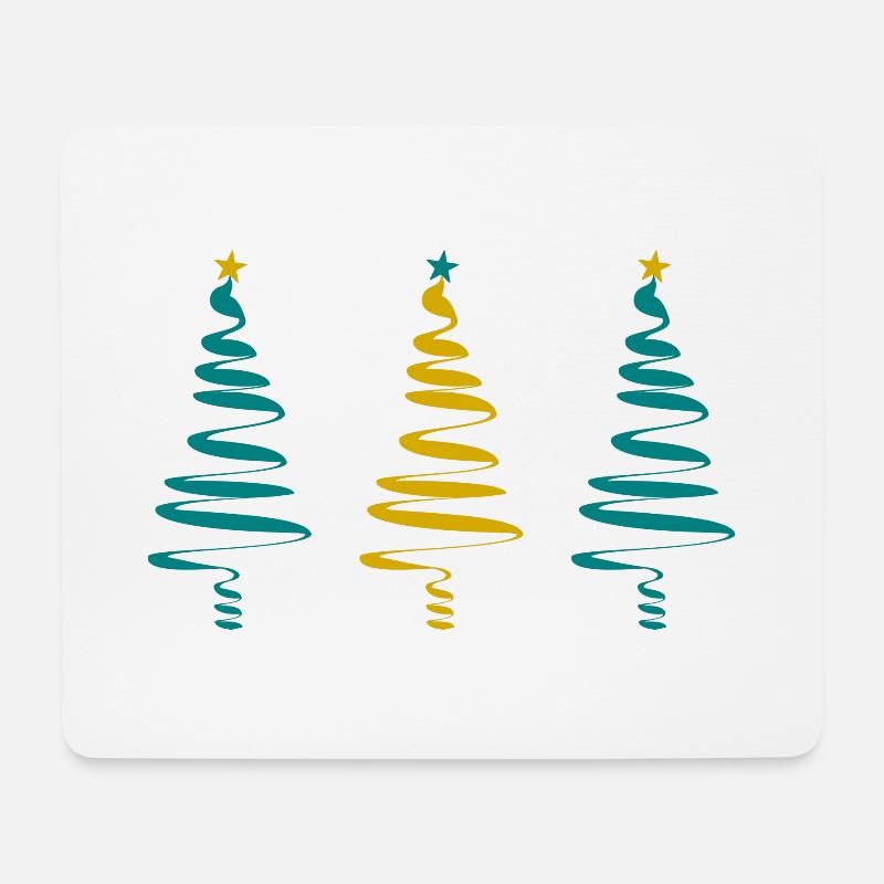 WEIHNACHTEN. FROHE WEIHNACHTEN. FROHE WEIHNACHTEN. NEUJAHR - Mousepad (Querformat) - Weiß