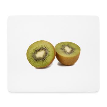 Kiwi - frische Kiwi Frucht - Mousepad (Querformat) - Weiß - Vorne