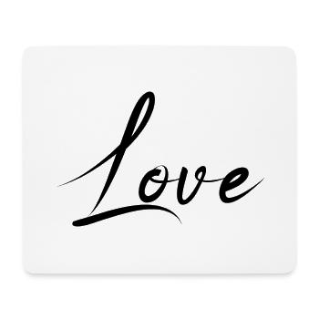 HEART. COUPLE. JUST MARRIED. Bachelorette party. VALENTINE'S DAY. - Mouse Pad (horizontal) - white - Front