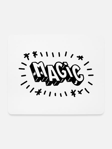 Magic - Mousepad (Querformat) - Weiß