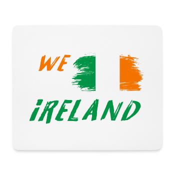 Nous sommes la conception des drapeaux d'Irlande - Tapis de souris (format paysage) - blanc - Devant