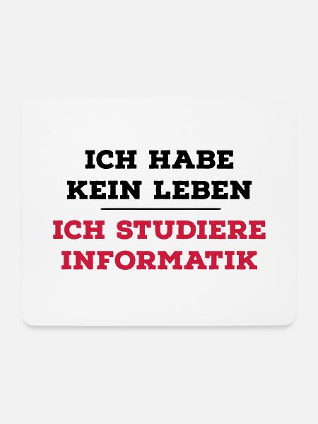 Informatiker - Mousepad (Querformat) - Weiß