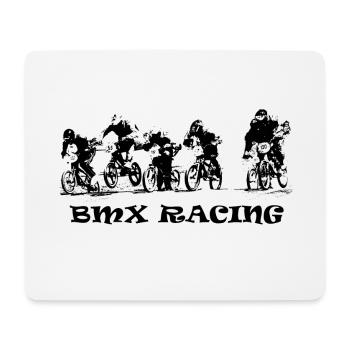 bmx - Mousepad (Querformat) - Weiß - Vorne