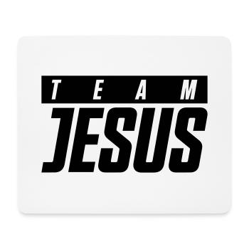 jesus team - Mouse Pad (horizontal) - white - Front