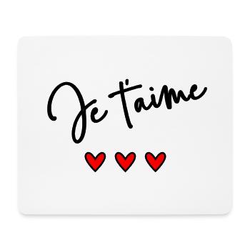 PAAR. HERZ. WEIHNACHTEN. GERADE VERHEIRATET. Junggesellinnenabschied - Mousepad (Querformat) - Weiß - Vorne