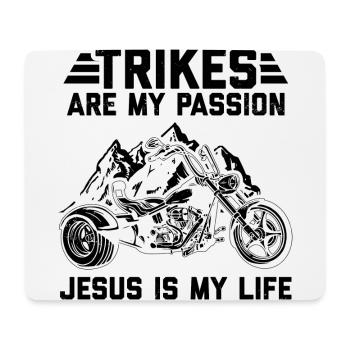 Trike Motorrad | Trikes Triker Motorräder Geschenk - Mousepad (Querformat) - Weiß - Vorne