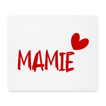 MAMIE. FÊTE DES MÈRES. BONNE FÊTE MAMIE. JE T'AIME - Tapis de souris (format paysage) - blanc - Devant