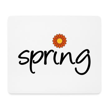 Spring - Mousepad (Querformat) - Weiß - Vorne