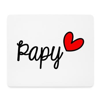 NOËL. ANNEE. ANNIVERSAIRE. RETRAITE. PAPA. MAMAM. - Tapis de souris (format paysage) - blanc - Devant