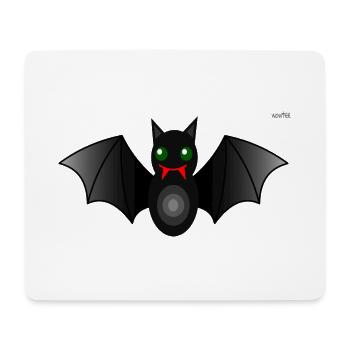 Bat - Mouse Pad (horizontal) - white - Front