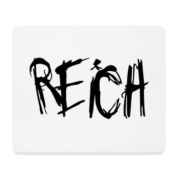 Reich - Mousepad (Querformat) - Weiß - Vorne