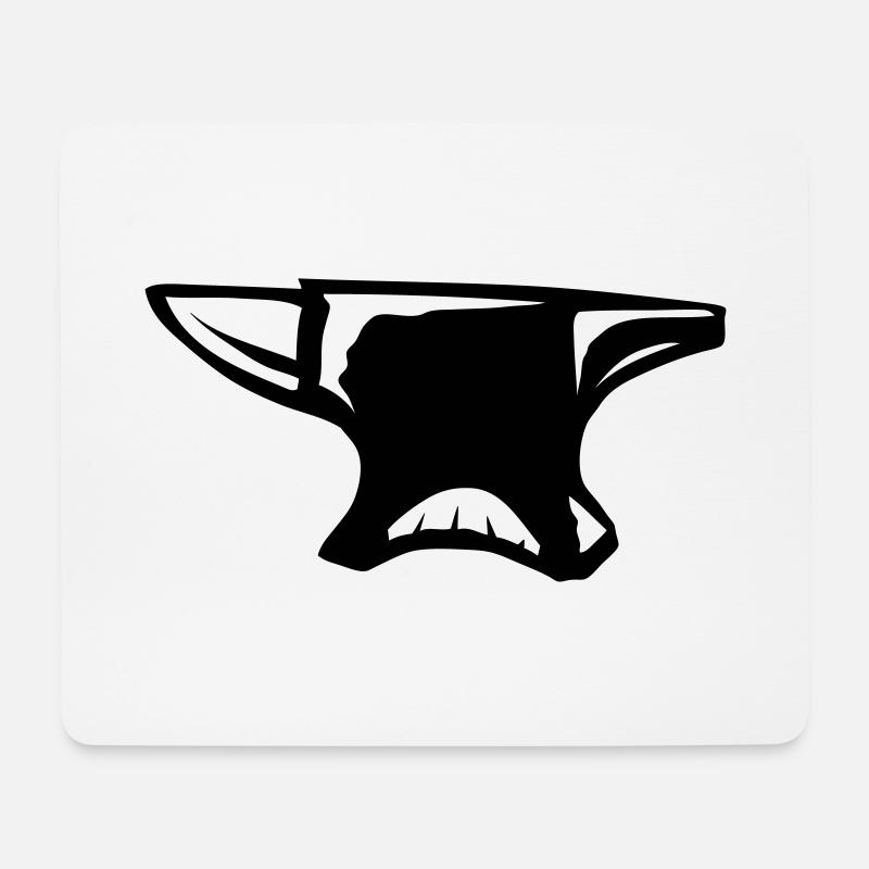 Amboss 2065 - Mousepad (Querformat) - Weiß
