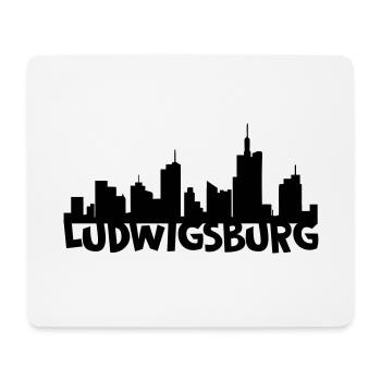 Ludwigsburg Skyline - Mousepad (Querformat) - Weiß - Vorne
