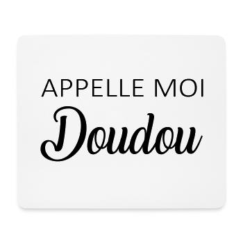 appelle moi doudou - Tapis de souris (format paysage) - blanc - Devant