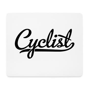 Cyclists - Mouse Pad (horizontal) - white - Front