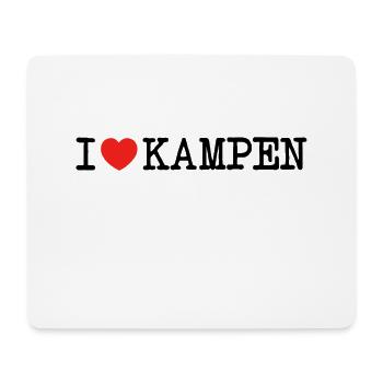 I love Kampen Sylt Ich liebe Lieblingsort Insel - Mouse Pad (horizontal) - white - Front