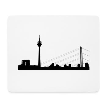 Düsseldorf - Mousepad (Querformat) - Weiß - Vorne
