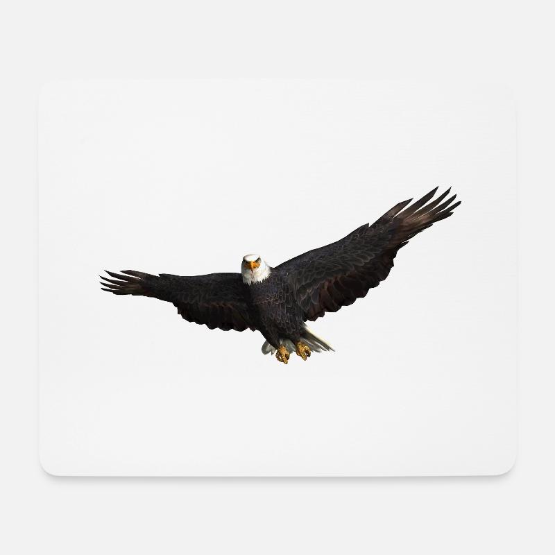 Seeadler Greifvogel Adler - Mousepad (Querformat) - Weiß