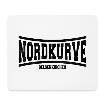 Idée cadeau Nordkurve Gelsenkirchen - Tapis de souris (format paysage) - blanc - Devant