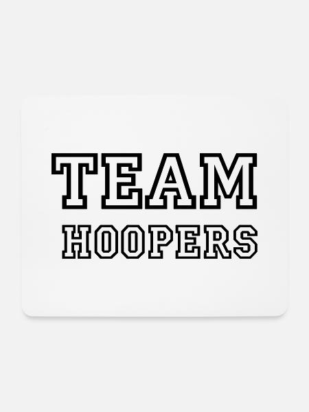 Team Hoopers Agility Hundesport - Mousepad (Querformat) - Weiß