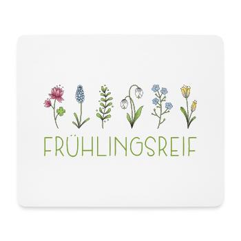 Frühlingsreif - Mousepad (Querformat) - Weiß - Vorne