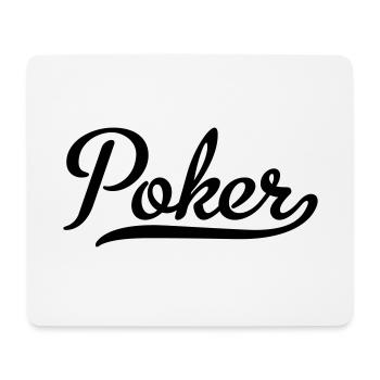 poker - Mouse Pad (horizontal) - white - Front