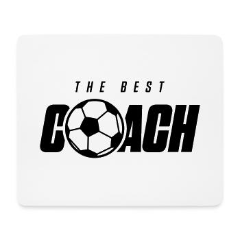 fussball trainer - Mousepad (Querformat) - Weiß - Vorne