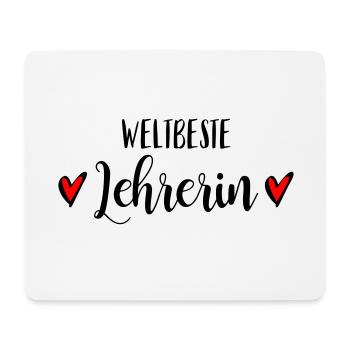 Beste Lehrerin Grundschullehrerin Klassenlehrerin - Mousepad (Querformat) - Weiß - Vorne