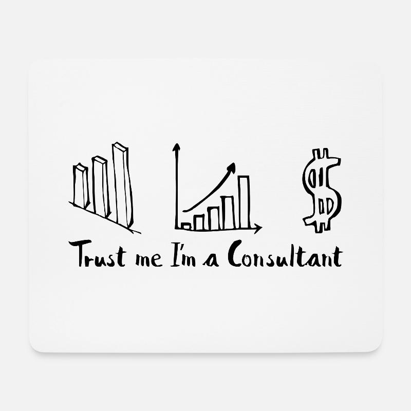 Trust me I'm a Consultant Berater Geschenkidee - Mousepad (Querformat) - Weiß