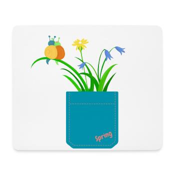 Spring Greetings To Go - Mouse Pad (horizontal) - white - Front