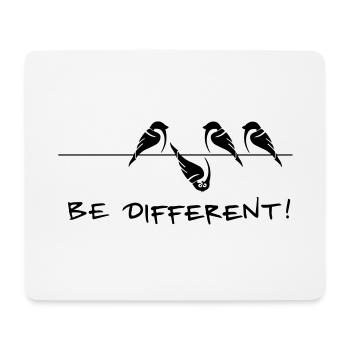 Sparrow bird be different Be different cool gift - Mouse Pad (horizontal) - white - Front