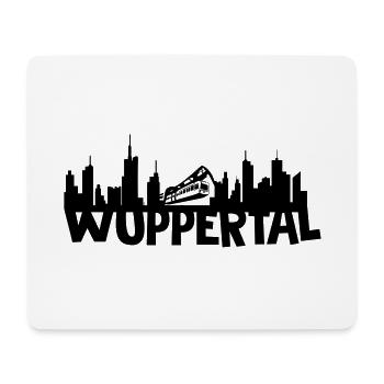 horizon Wuppertal - Tapis de souris (format paysage) - blanc - Devant