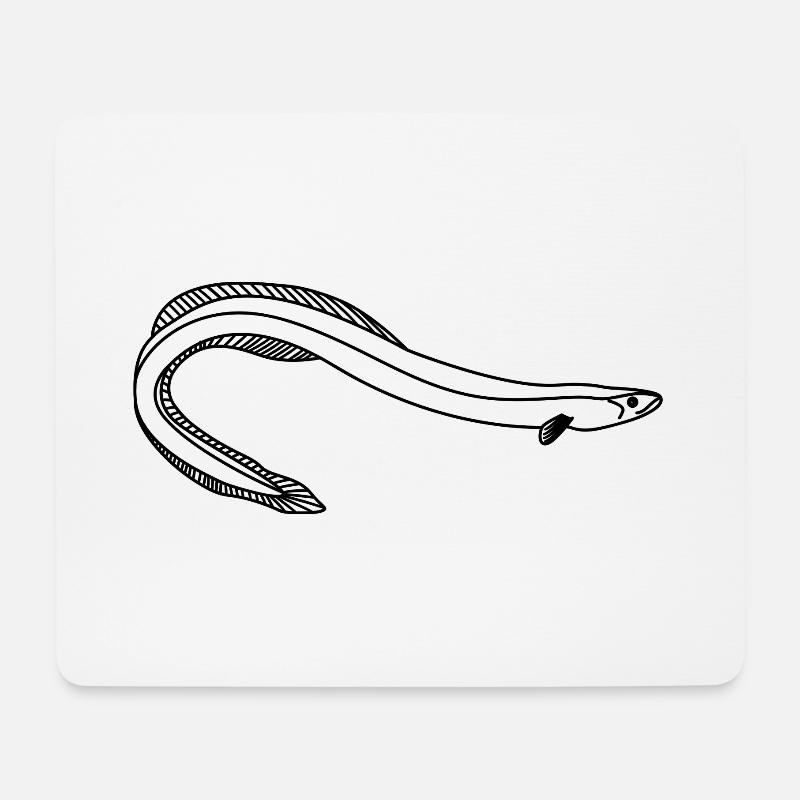 Aal - Tapis de souris (format paysage) - blanc