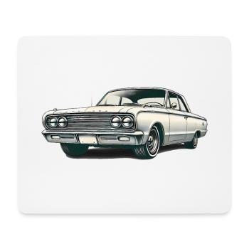 Classic Car Vintage Design Tee - Mouse Pad (horizontal) - white - Front