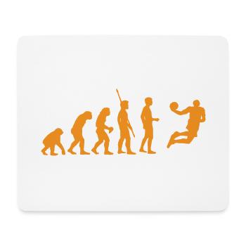 basket-ball - Tapis de souris (format paysage) - blanc - Devant